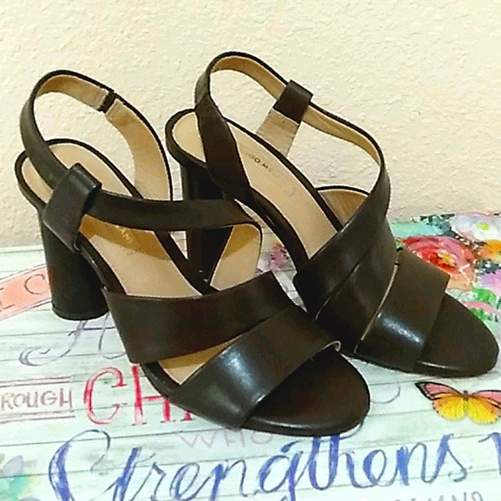Antonio Melani leather dress sandals